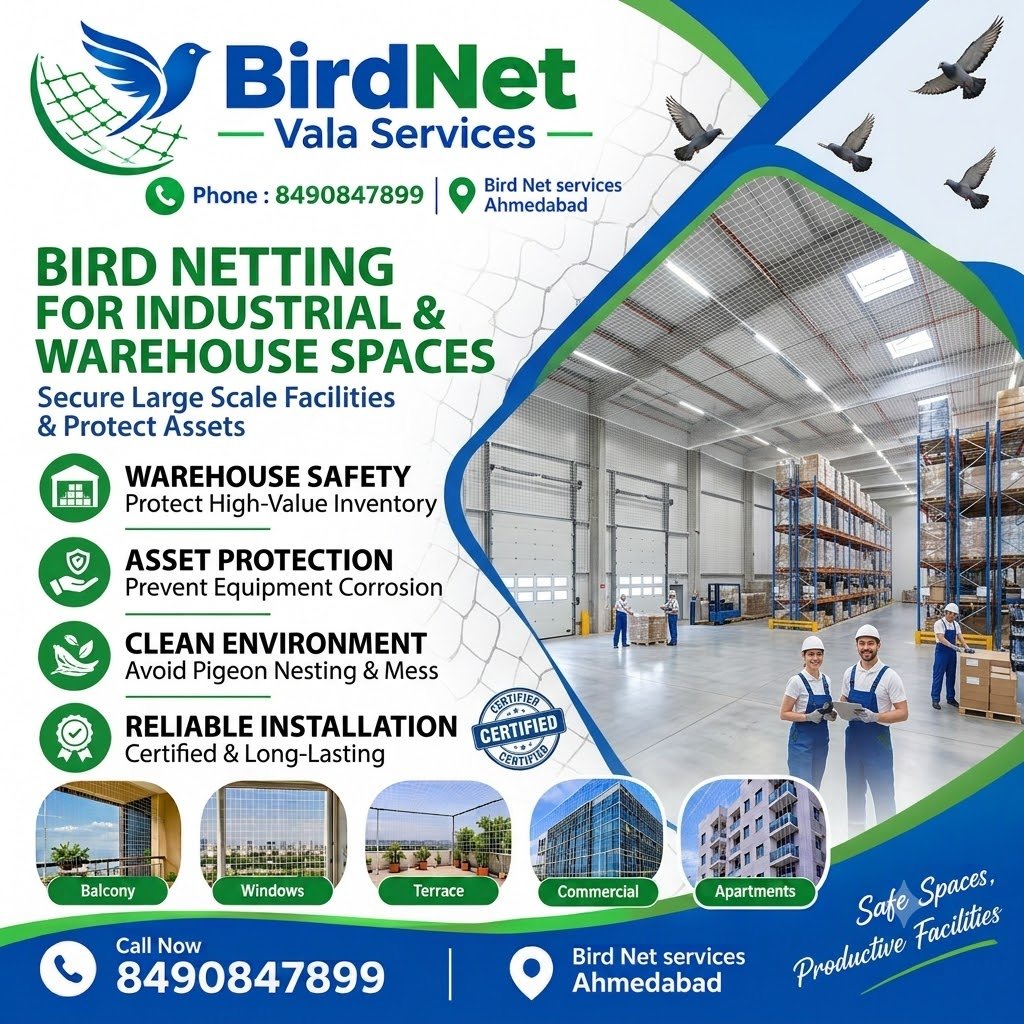 Bird Netting for Industrial and Warehouse Spaces